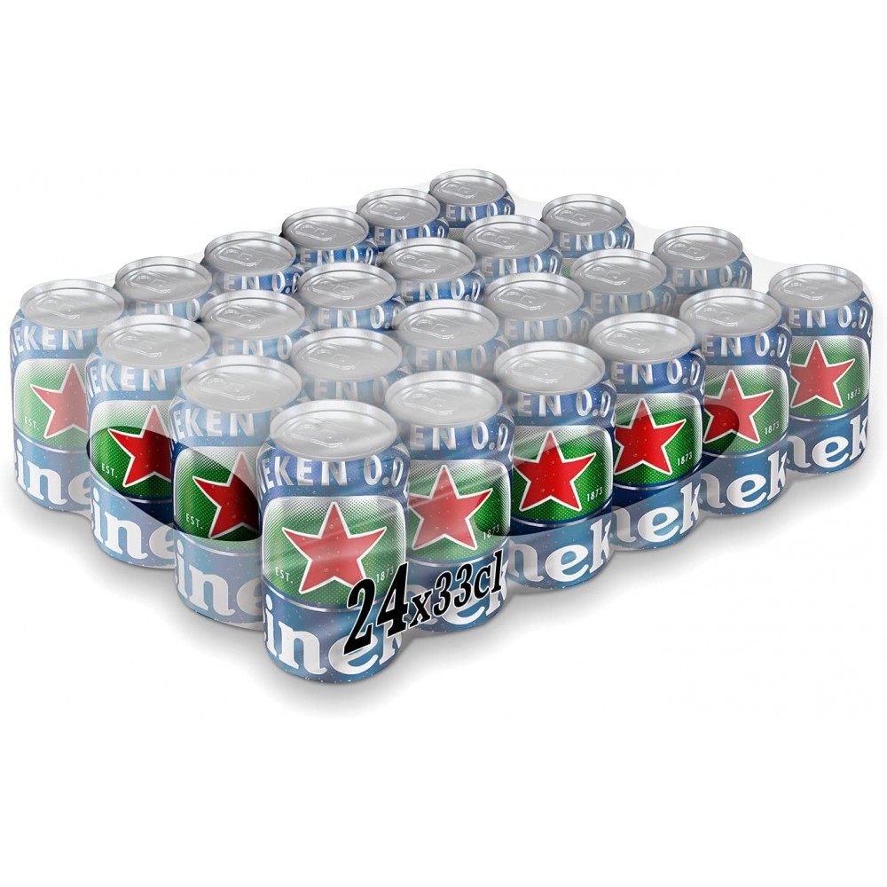 Cerveza HEINEKEN 0,0 33CL PACK-24 LATA