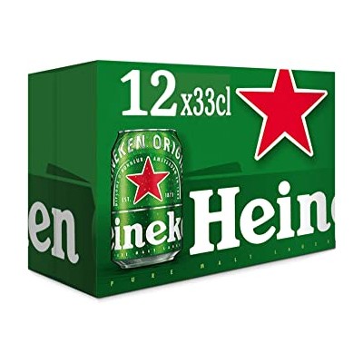 Cerveza HEINEKEN 33CL PACK-12 LATA