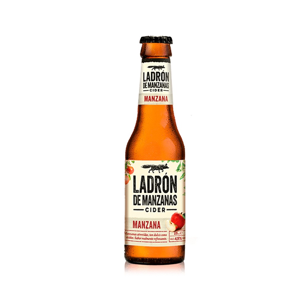 Cerveza LADRON MANZANAS 25CL PACK 6