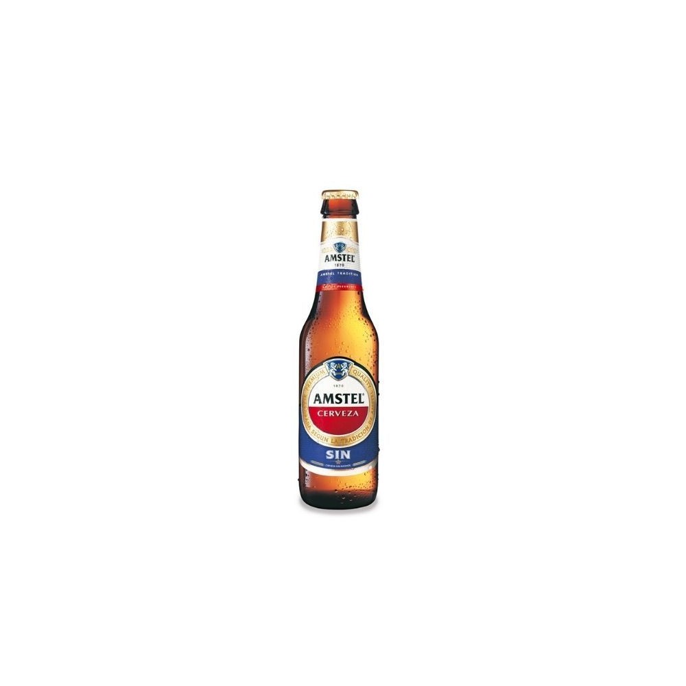 Cerveza RETORNABLE AMSTEL SIN ALCOHOL 1/3 CAJA 24U