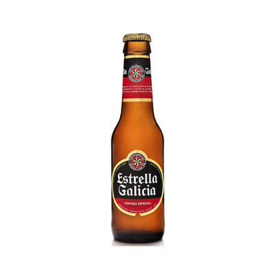 Cerveza RETORNABLE ESTRELLA GALICIA 1/3 CAJA 24U