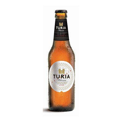 Cerveza RETORNABLE TURIA 1/3 CAJA 24U