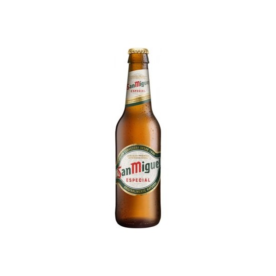 Cerveza SAN MIGUEL 1/3 NO RETORNABLE CAJA 24U