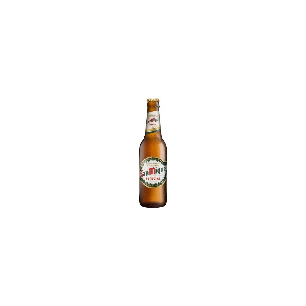 Cerveza SAN MIGUEL 1/3 NO RETORNABLE CAJA 24U