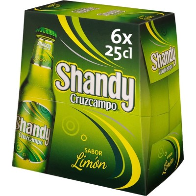 Cerveza SHANDY CRUZCAMPO BOT.25CL PACK-6