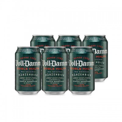 Cerveza VOLL DAMM LATA 33CL PACK-6