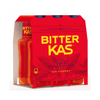 BITTER KAS 20CL PACK-6