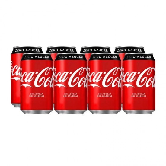 COCA COLA ZERO 33CL PACK-8