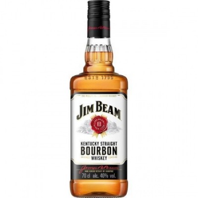 JIM BEAM WHITE BOURBON 70CL